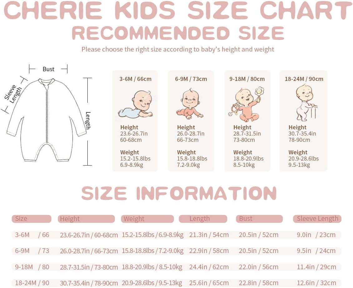 100% Organic Cotton Soft Baby Romper Jumpsuits for Boys and Girls Unisex, Long Sleeve, 0-24 Months image number 2