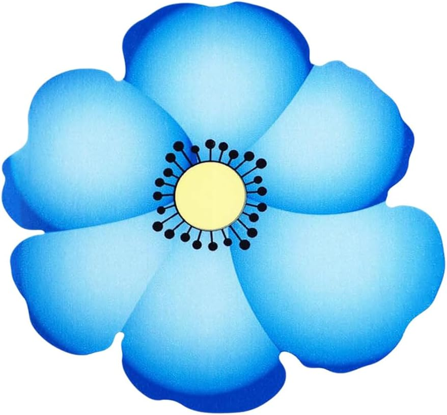 Window Fly Paper for Indoors Sticky,Fly Trap Indoor Non-Toxic & Odorless,Window Sunflowers Decoration Design Sticky Fly Trap Fly Tape 20 Pack (Blue Lily) image number 1