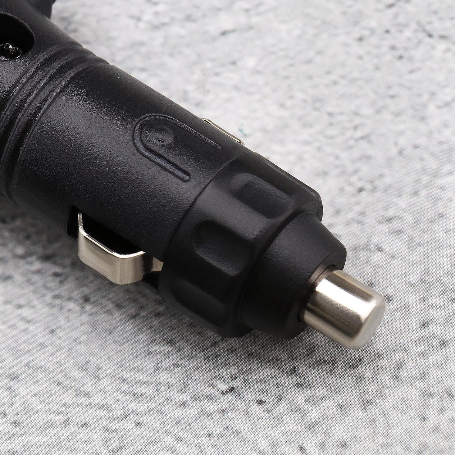 Emagtech 4Pcs DC 12V Car Cigarette Lighter Plug with 10A Fuse Car Fused Cigarette Lighter Switch Power Socket Plug with LED Indicator for Car in Black image number 2