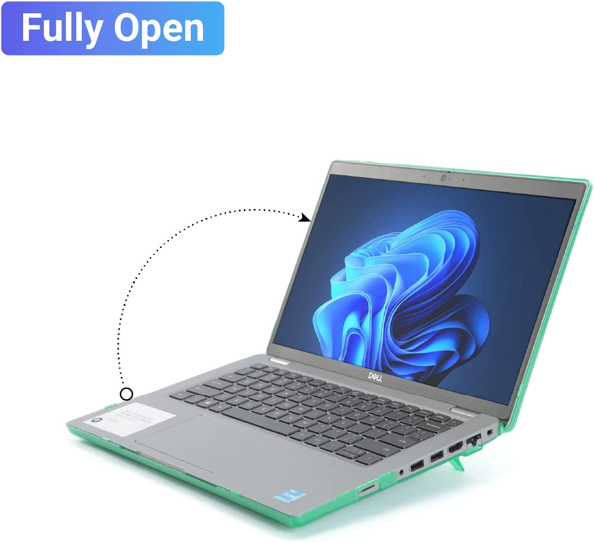 Mcover Case Only Compatible for 2021 ～ 2023 14-Inch Dell Latitude 5420 5430 Windows Notebook PC (NOT Fitting Any Other Dell Models) - Black