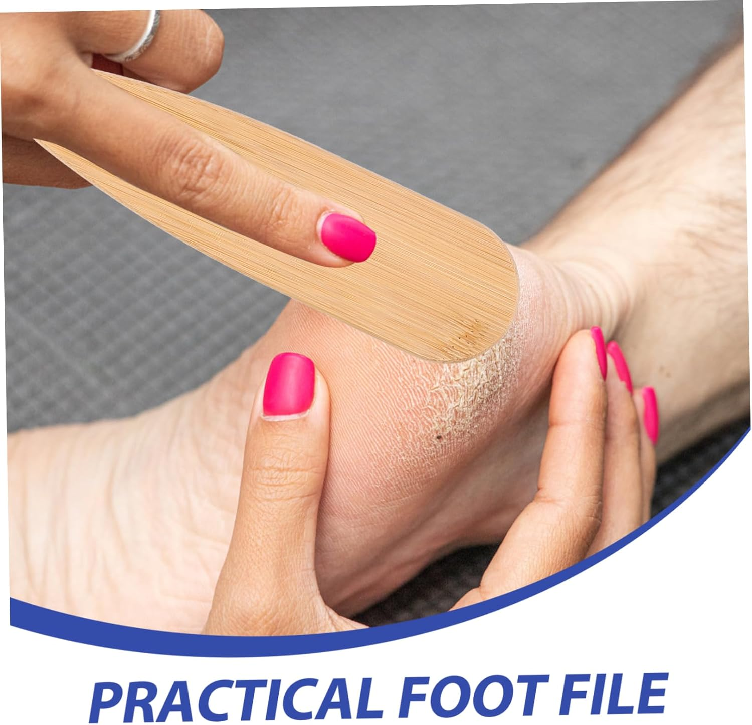 Pedicure Foot File Tool for Home Use Nano Callus Remover Handle Dead Skin Exfoliator for Smoother Feet