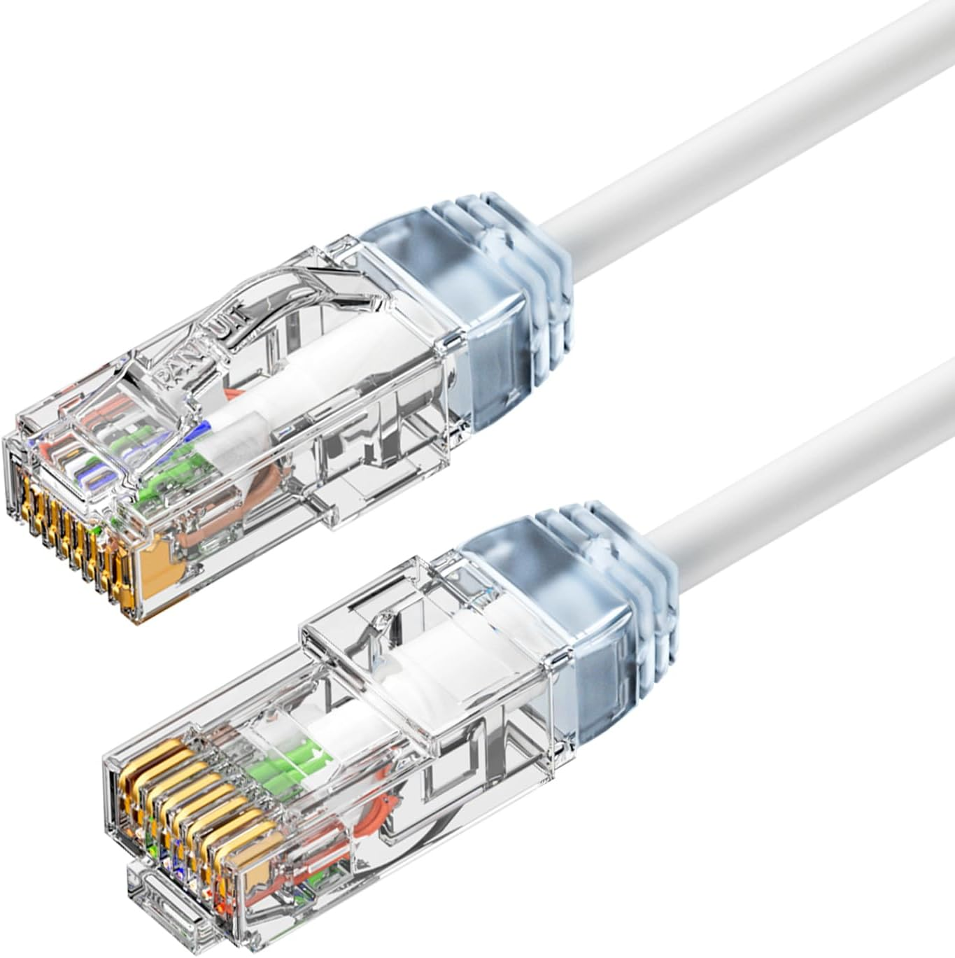 Panduit Cat6 Ethernet Patch Cable, 1000Mbps Small Diameter RJ45 Internet LAN Computer Patch Cable for Router, Modem, Switch, Gaming Consoles, Streaming Devices (Pink, 2M)