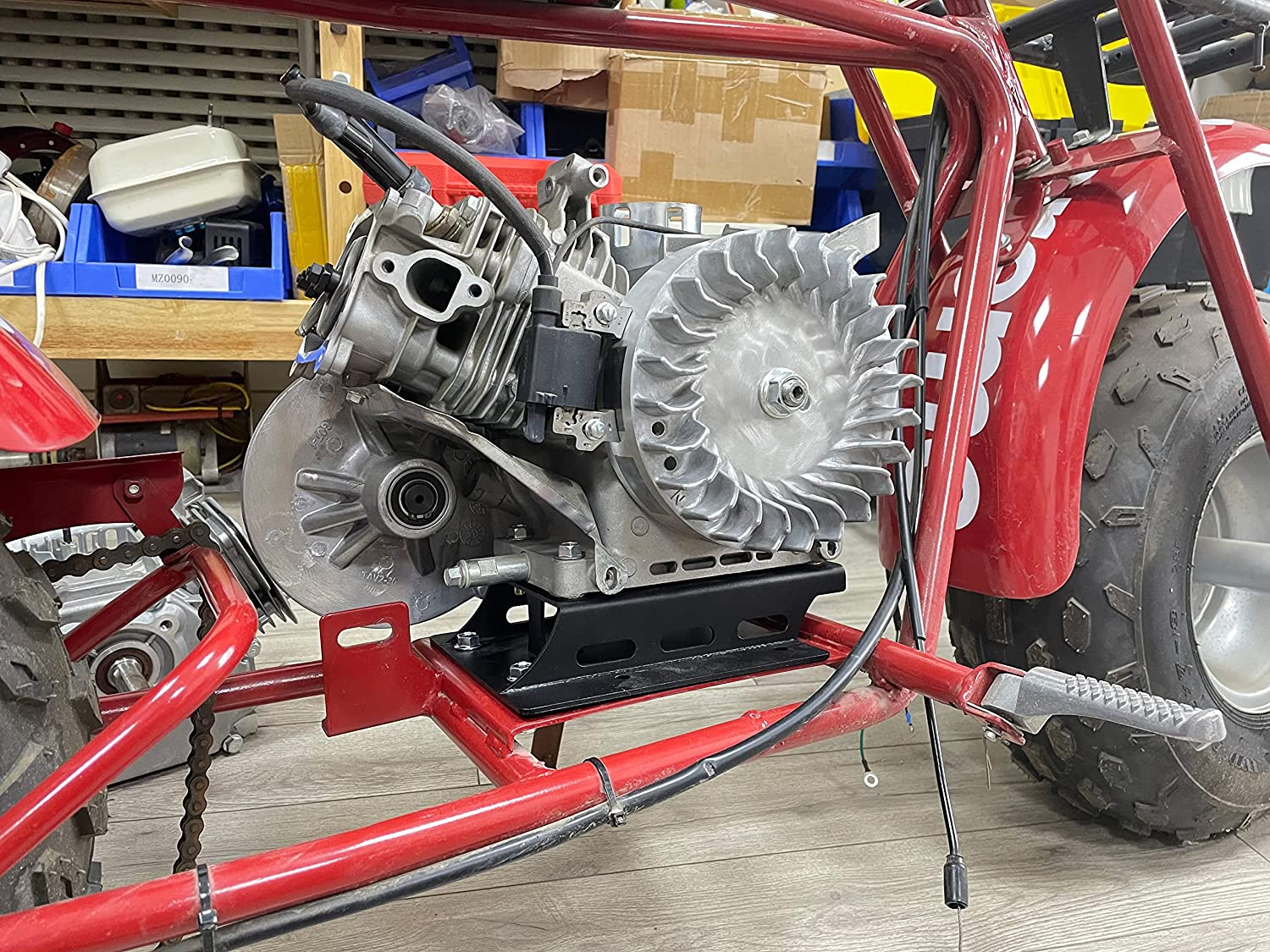 Flywheel 10Krpm for Predator 212Cc 196Cc 224Cc Nonhemi Cast,Fit Honda GX200,69730 69736 Aluminum image number 3