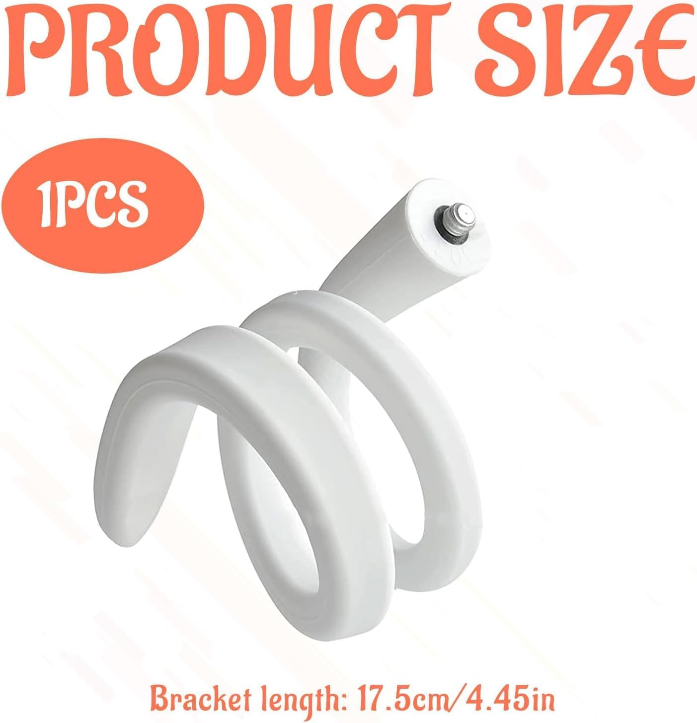Baby Monitor Bracket,Flexible Twist Monitor Bracket,Universal Baby Camera Bracket,Fixed on Baby Bed Frame or Furniture.