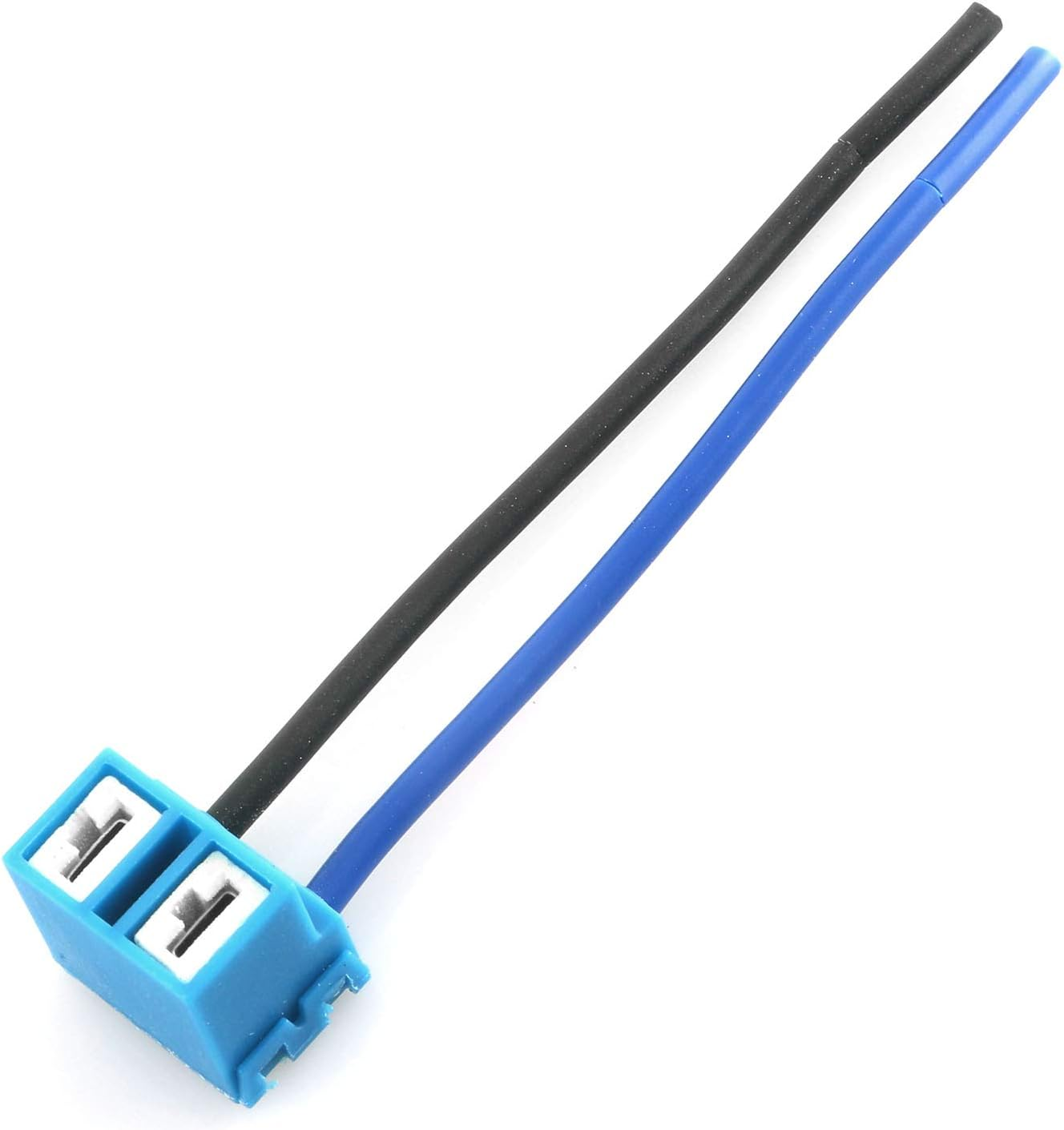 DGZZI 2PCS H7 Headlight Bulb Right Angle Ceramic Socket Plug Connector Adapter Wiring Harness