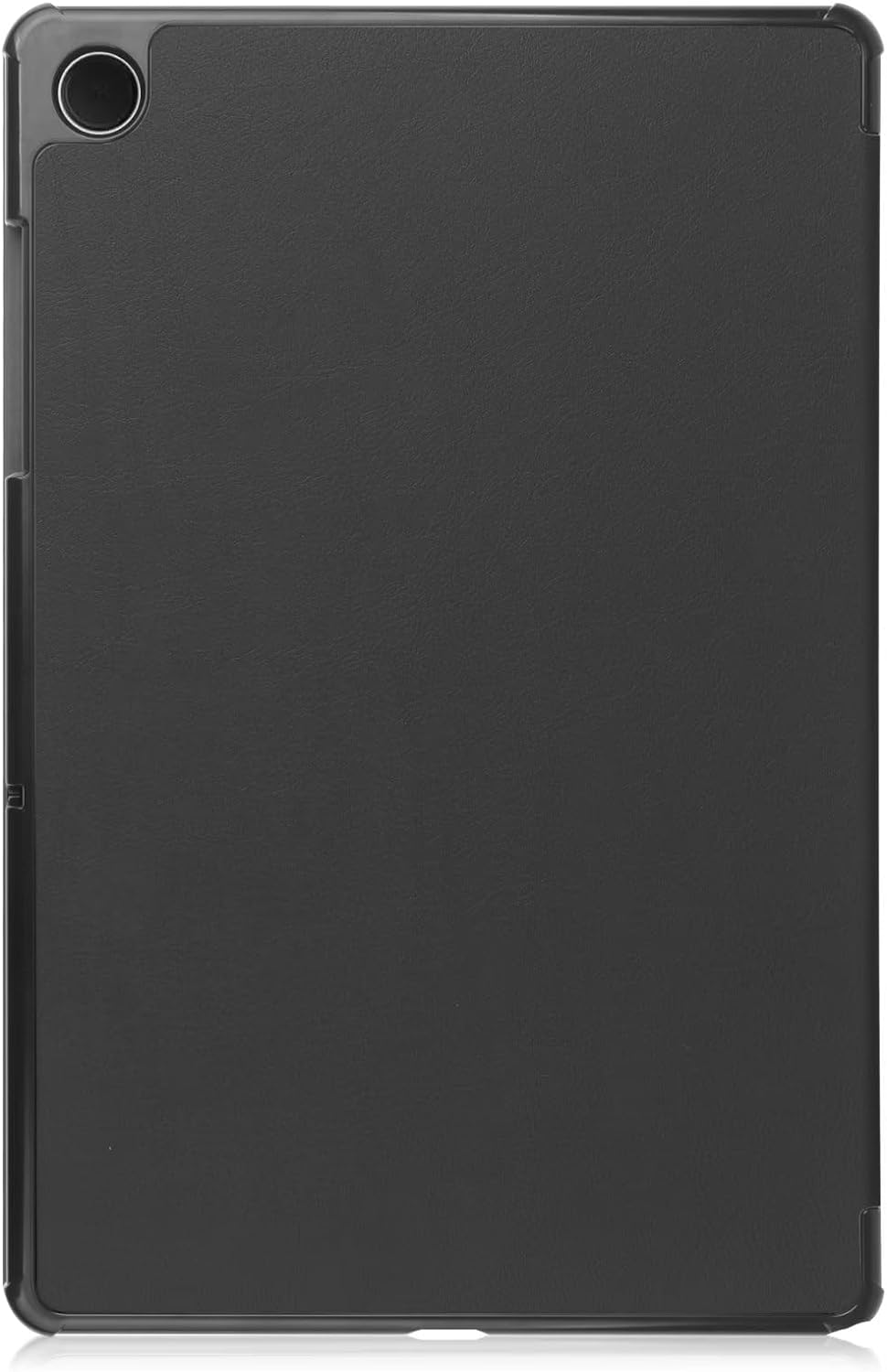 T Tersely Leather Case Cover for Samsung Galaxy Tab A9 (8.7 Inch 2023)(SM-X110, SM-X115), Slim Stand Hard Back Shell Smart Sleep/Wakeup Cover for Samsung Galaxy Tab A9 - Black image number 1