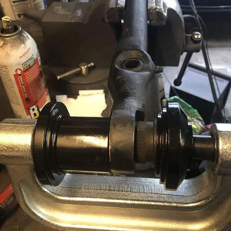 LEDON 10Pc Ball Joint Press Service Kit Remover Separator Adaptor 4X4 Garage Tool Includes C-Frame, Forcing Screw, Adapters & Cups - Garage Mechanic Essential image number 6