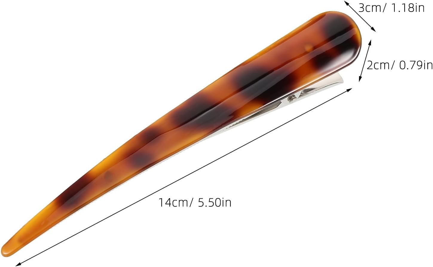 PACKOVE 3Pcs Duckbills Hair Clips Duckbills Hairpins Decorative Duckbills Clips Hair Styling Clips Partition Clamp for Women Girls image number 1