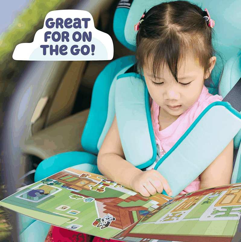 Bluey Sticker Playset - Reusable Interactive Puffy Stickers for Kids, Perfect Birthday Party Gift, Road Trip Toy, Improves Dexterity, Great for Ages 3-6 image number 2