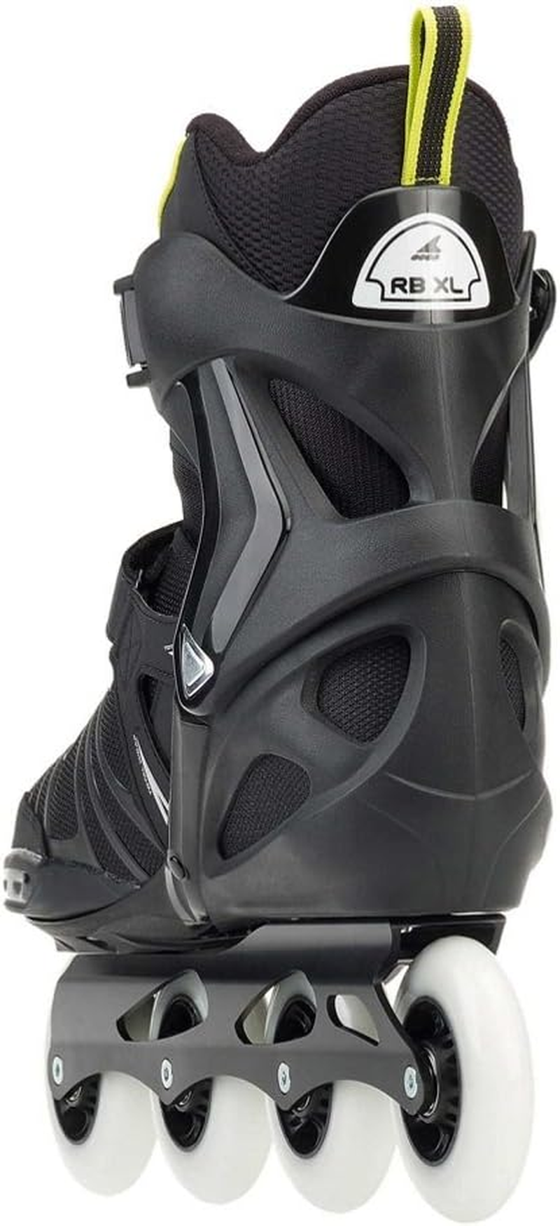 Rollerblade RB XL Men'S Adult Fitness Inline Skate, Black and Lime, High Performance Inline Skates image number 2