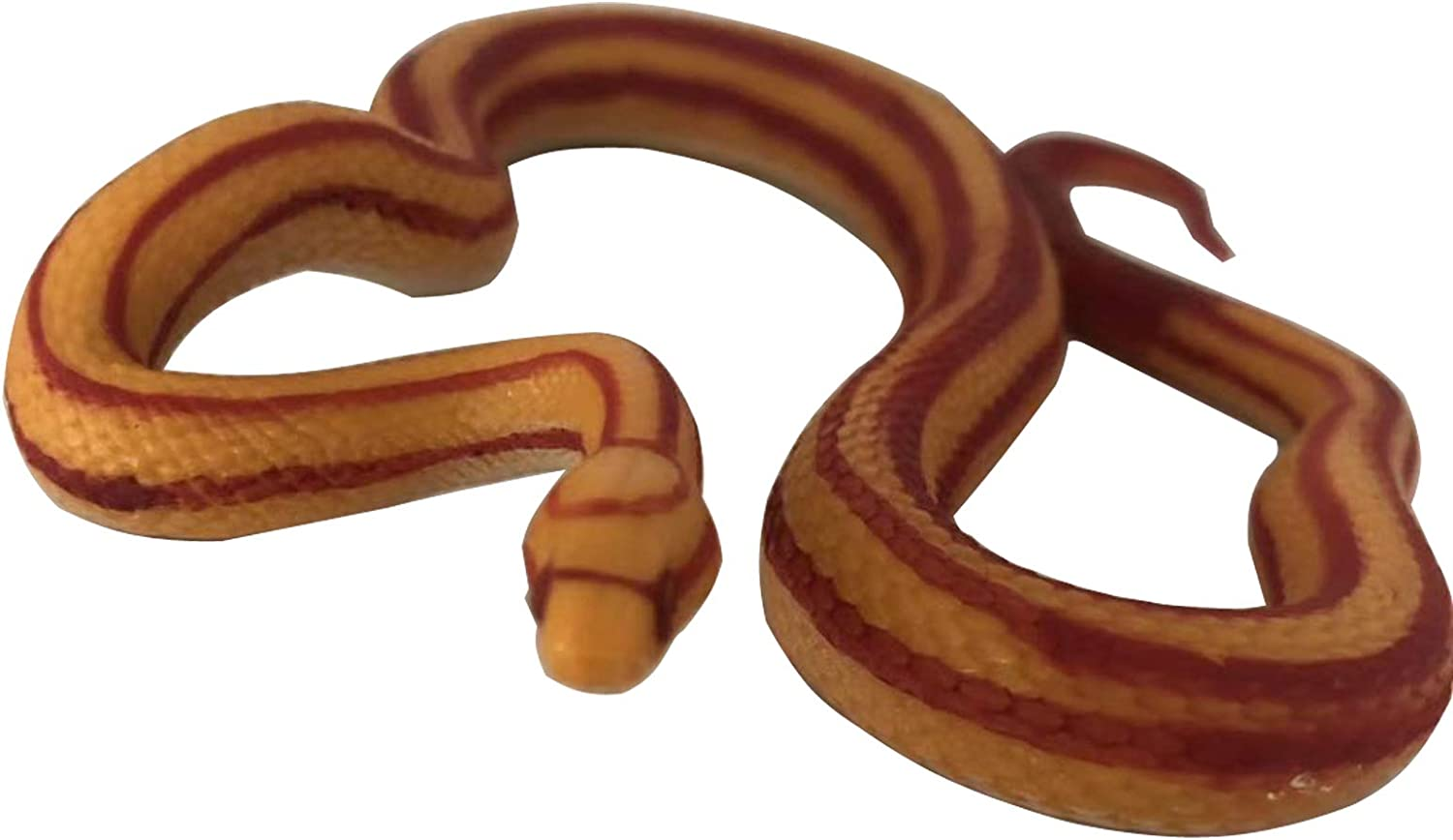Realistic Rubber Fake Corn Snake Toy for Garden Props and Practical Joke image number 5