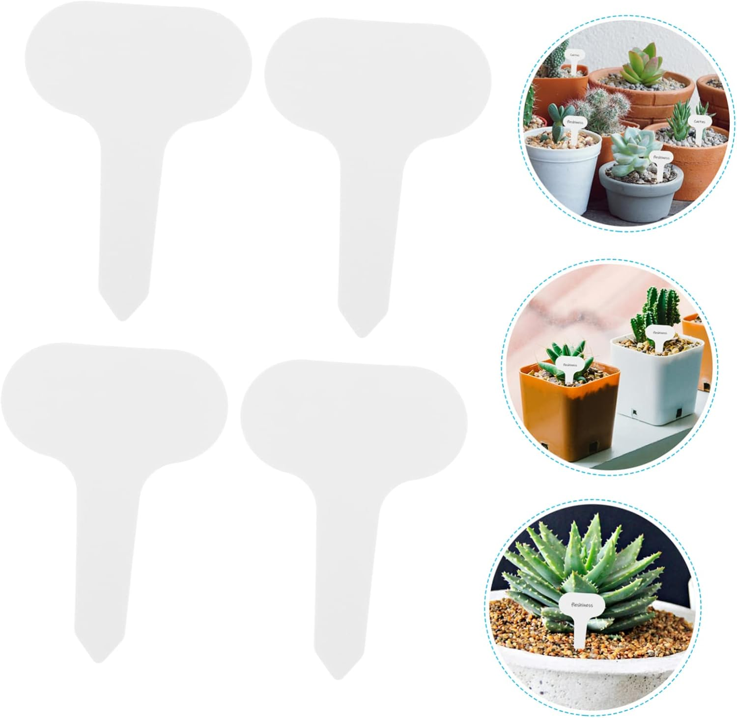 MERRYHAPY 100Pcs Garden Plant Tags Sturdy Plant Markers for Seedlings Easy Identification Smooth for Gardening Park and Decor image number 4