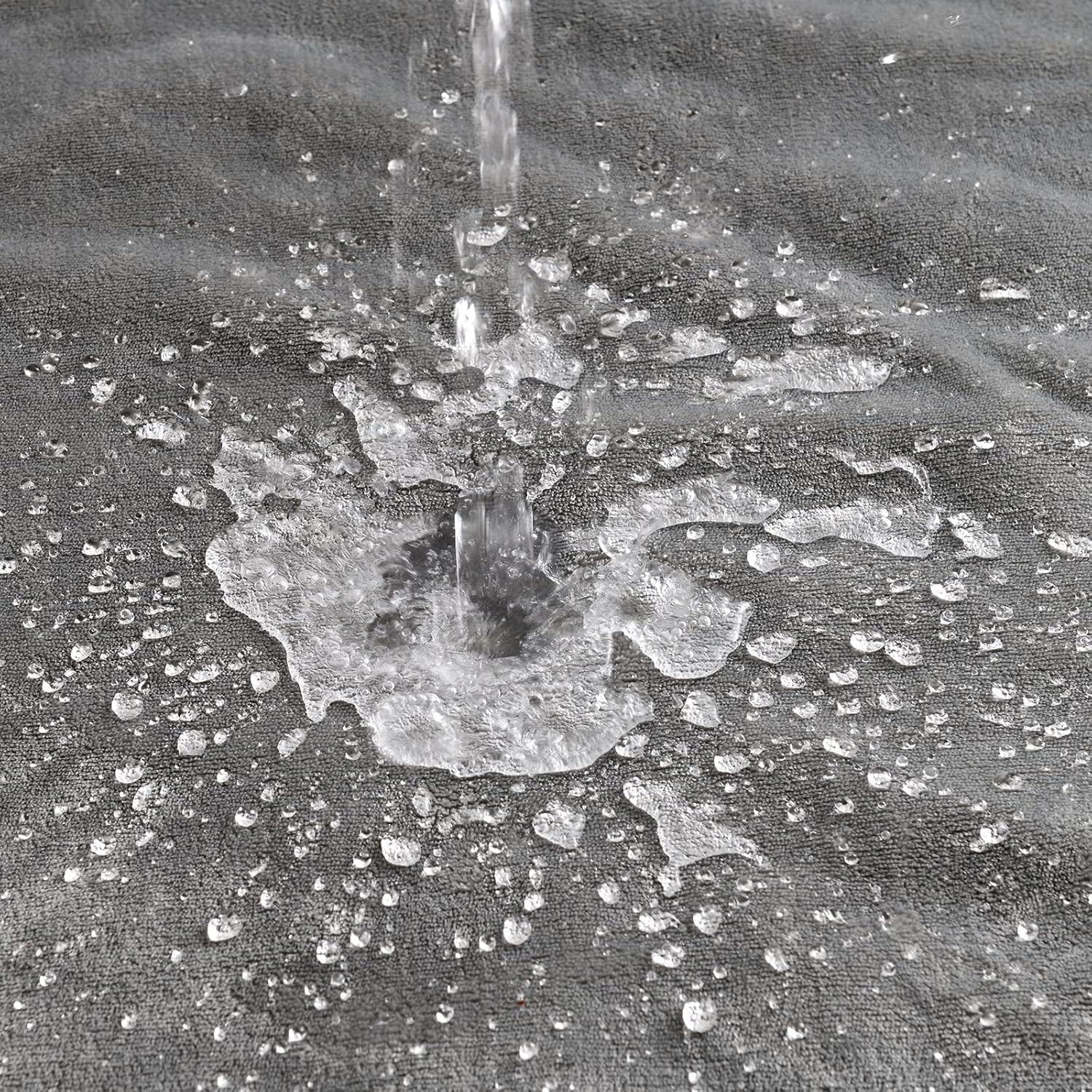 Waterproof Dog Blanket - 3-Layer Flannel Dog Throw Reversible Washable Pet Blankets Warm Sleep Bed Cover for Cat Dog Protector Cover for Bed Couch Sofa Pet Nest (Grey, 150 * 127 Cm) image number 1