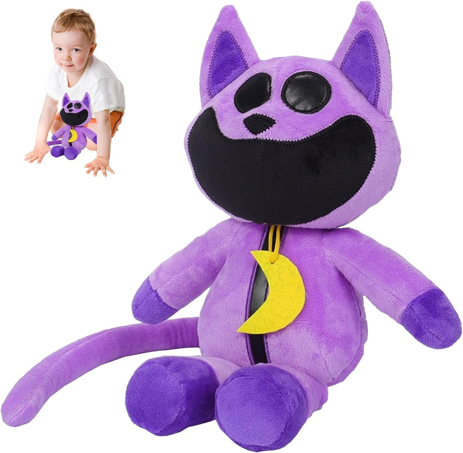 Smiling Critters Plush Toy (Catnap) image number 6