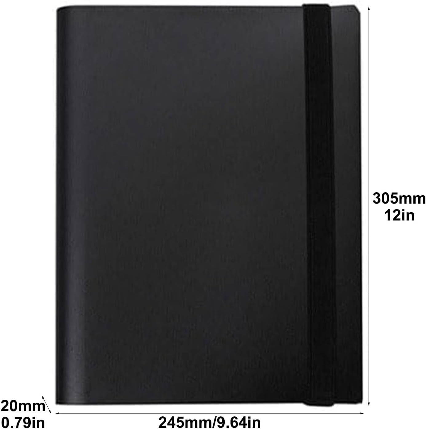9 Pocket Trading Card Binder Holder, Collector Album with Sleeves, 20 Pages, Protect and Organize up to 360 Cards image number 5