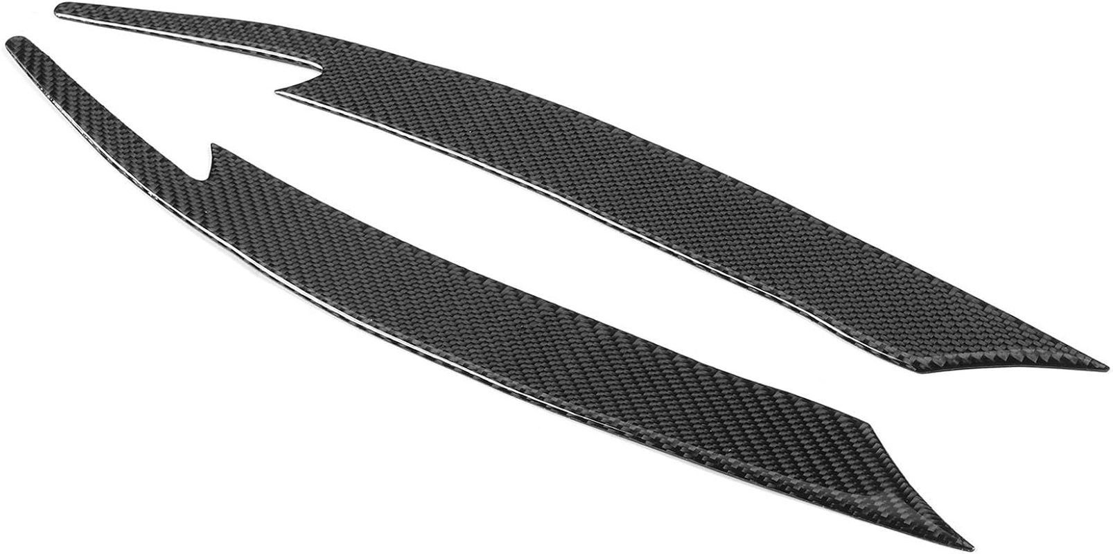 Eyelids Decal, Headlight Eyebrow Trim Carbon Fiber Eyelids for Impreza WRX STI 2008-2011 for Headlight Eyebrow