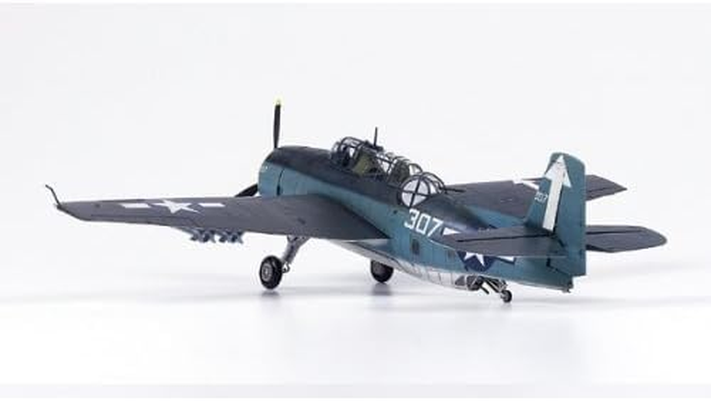 Academy 1/48 Scale TBM-3 "USS Bunker Hill Avenger Plastic Model Kit image number 1