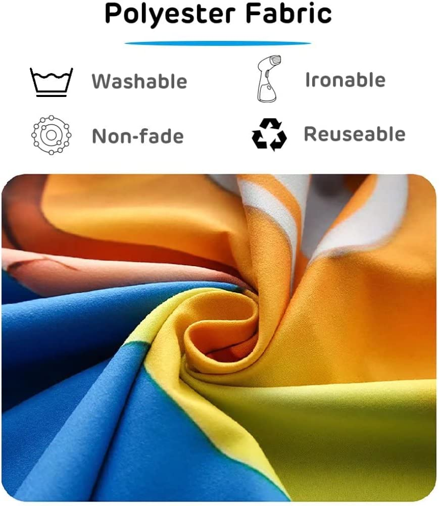 BELECO 7X5Ft Fabric Nativity Scene Backdrop Christmas Star Night Star of Bethlehem over Desert Birth of Jesus Background Christmas Nativity Decorations Religious Belief Bible Story Photo Studio Props image number 6