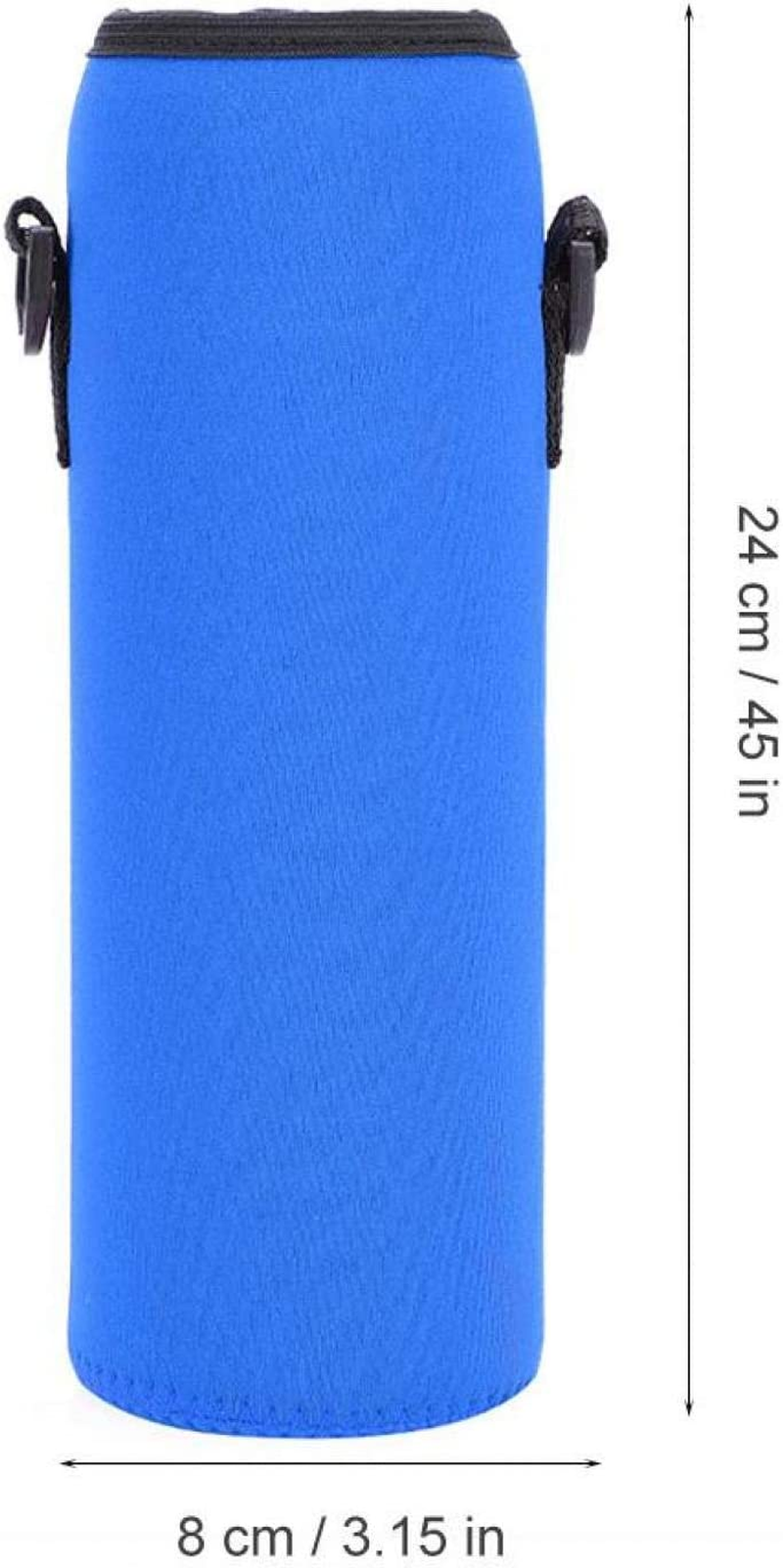 Water Bottle Bag Water Bottle Case Thermal Holder Bag Protect Bottle from Being Scratched for Various Kinds of Bottles(Blue)