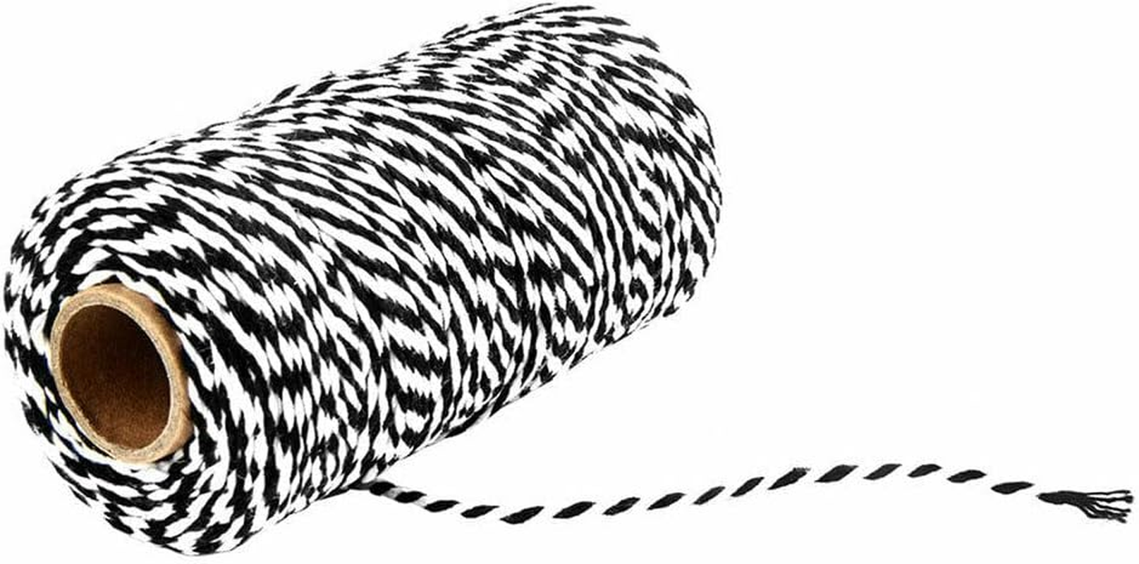 AIMALL 1Mm*100M Bakers Christmas Cotton Cord Bundle Wrapping Craft Twine Gifts String，Dual-Color Cotton Cord for Christmas, Crafts, and Gift Wrapping