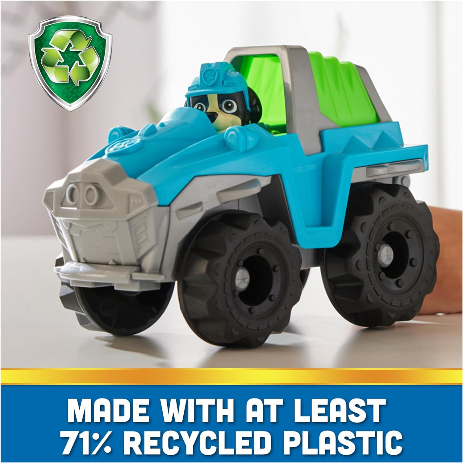 PAW Patrol, Rex&rsquo;S Dinosaur Rescue Vehicle, Toy Truck with Collectible Action Figure, Sustainably Minded Kids&rsquo; Toys for Boys & Girls Aged 3 and Up image number 3