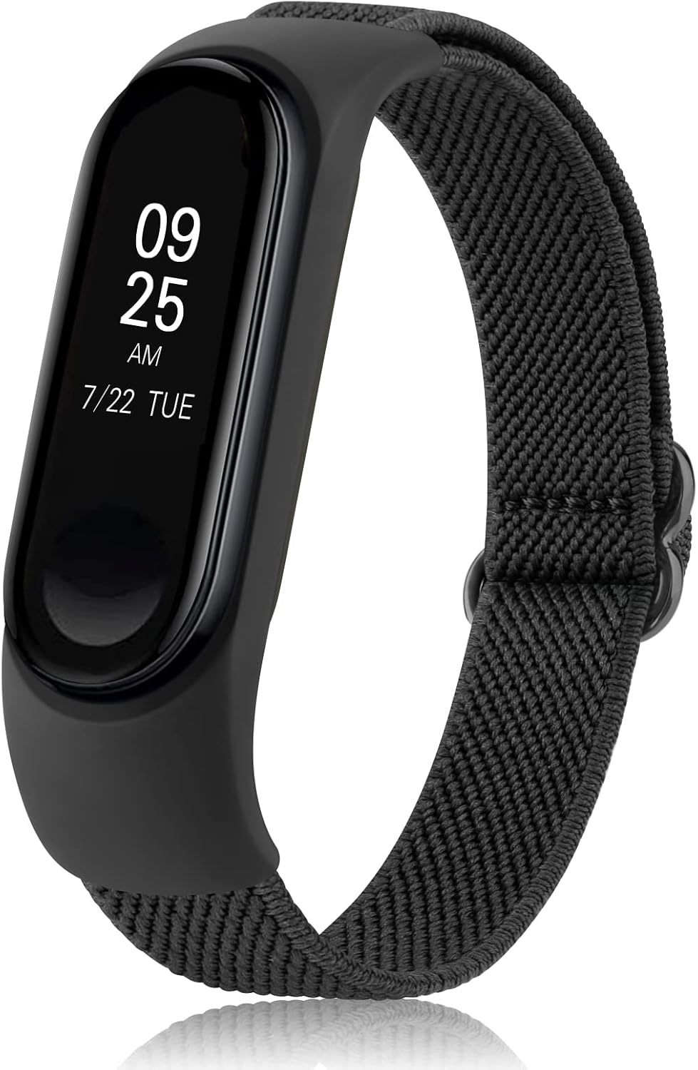 Adjustable Elastic Bands for Xiaomi Mi Band 6 & Xiaomi Mi Band 5 & Xiaomi Mi Band 4 & Xiaomi Mi Band 3, Soft Stretchy Loop Sport Strap Nylon Replacement Wristbands Watchband Bracelet for Women Men image number 4