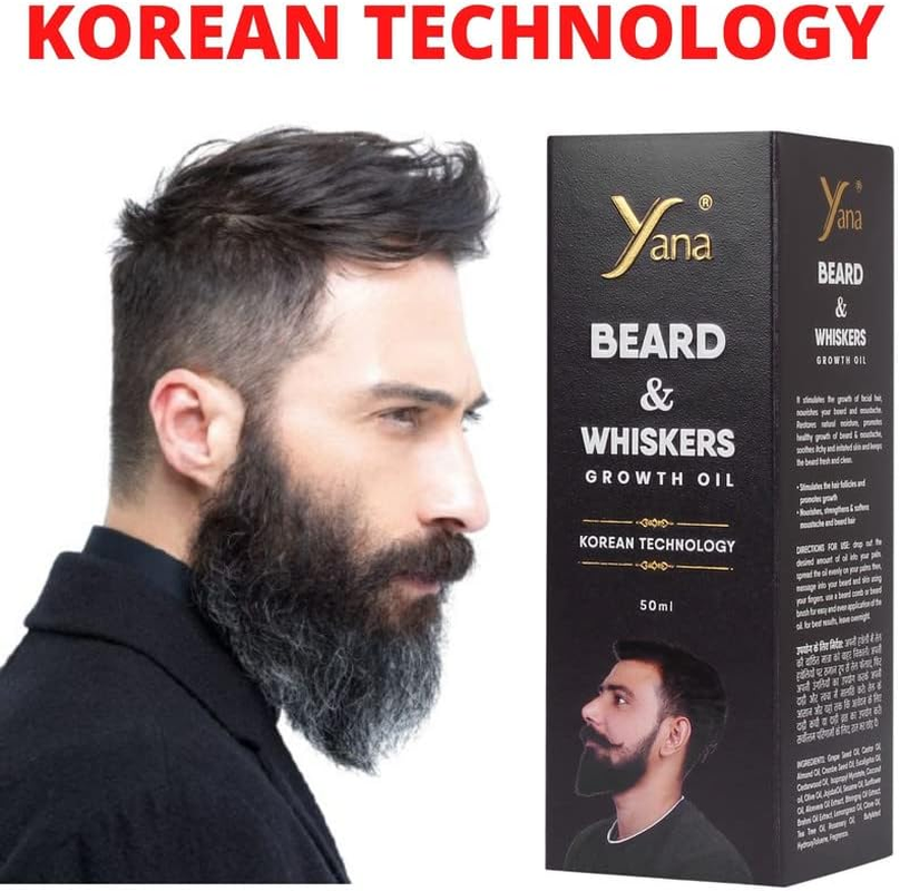 Yana Beard Oil Growth for Men Fast Growth by Korean Technology