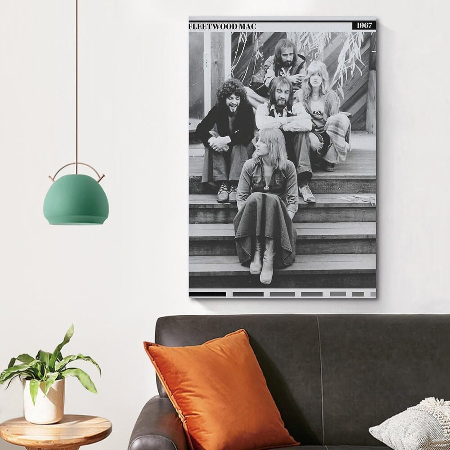 Fleetwood Mac Vintage Poster Canvas Painting Wall Art Picture Home Decor Print for Bedroom Living Room Dorm Study Bar Office 12X18Inch(30X45Cm)