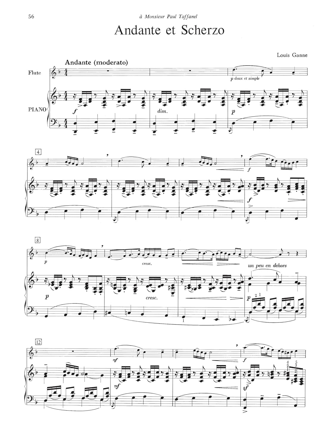 Flute Music by French Composers: for Flute & Piano image number 3