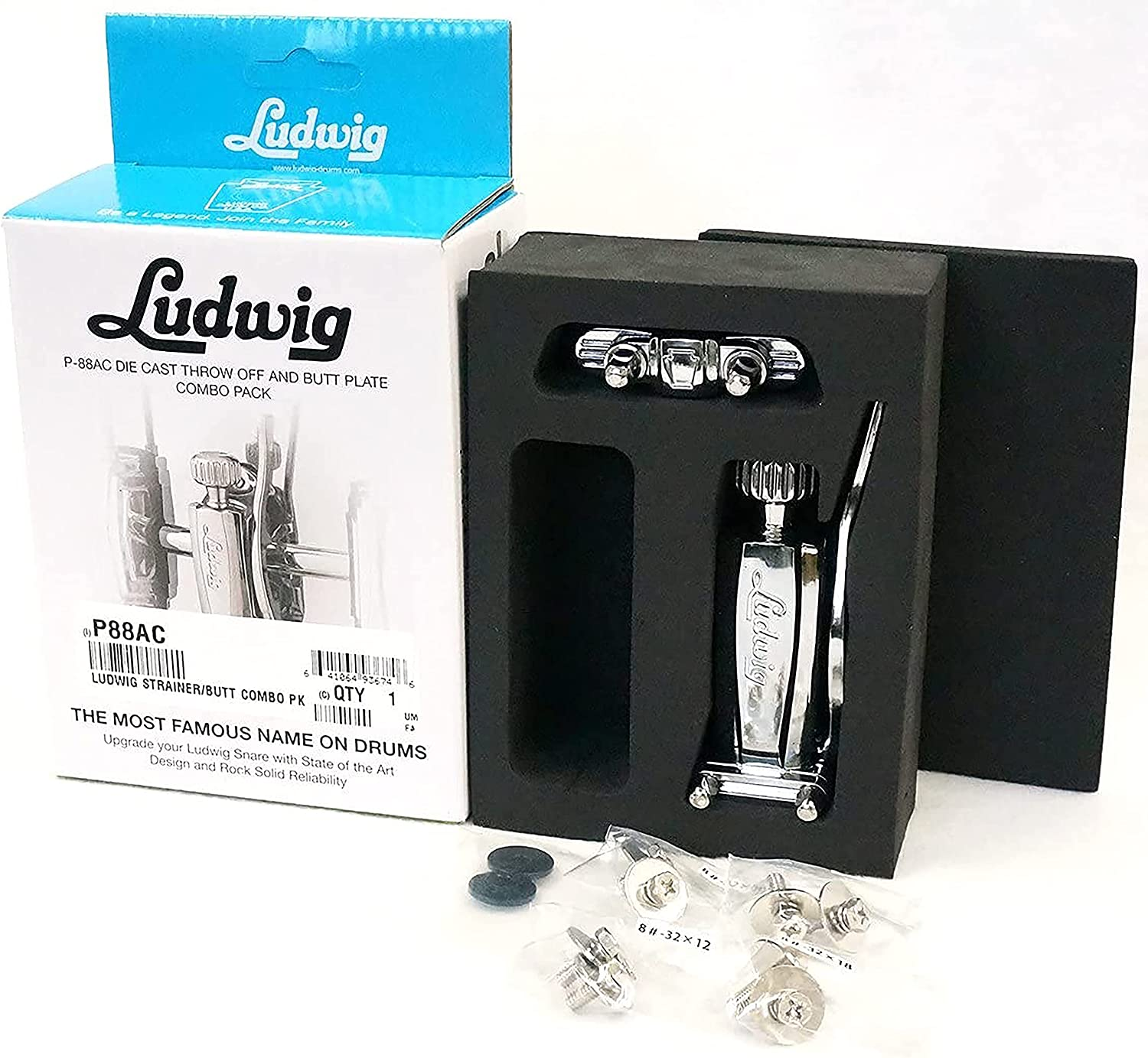 Ludwig Drum Set Clamp (P88Ac),Silver