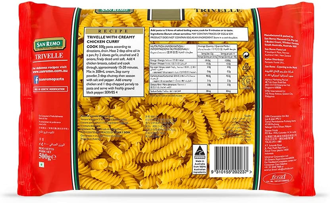 San Remo San Remo Trivelle, 500 G image number 6