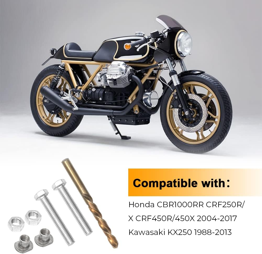 Alpha Rider Chain Adjuster Bolt Replacement Swing Arm Buddy 2 Bolt Repair Kit Saver for Honda CBR1000RR CRF250R/X CRF450R / 450X 2004-2017, for Kawasaki KX250 1988-2013 image number 6