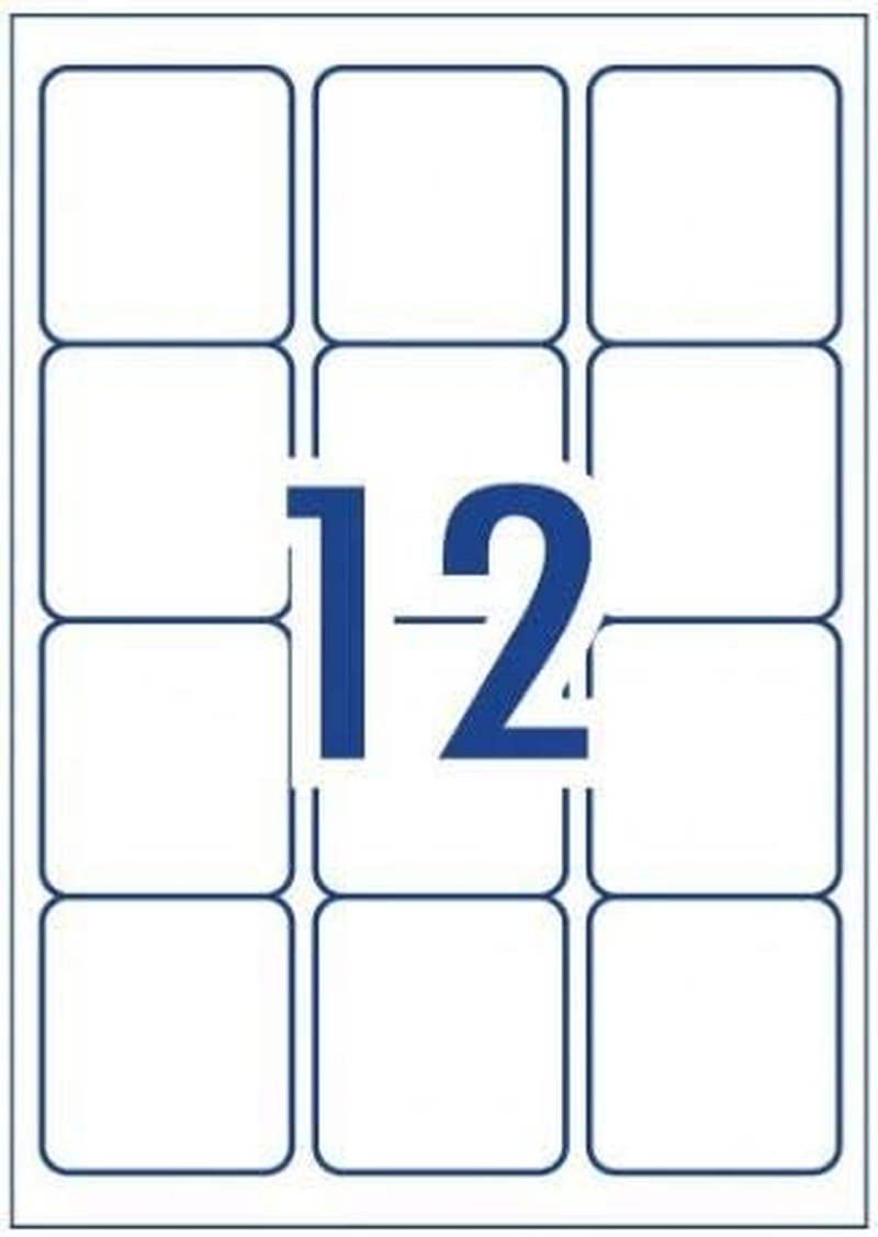 [12 per Page] A4 Self Adhesive Address Labels Laser Inkjet Print Mailing Stickers Label 100 Sheets image number 1