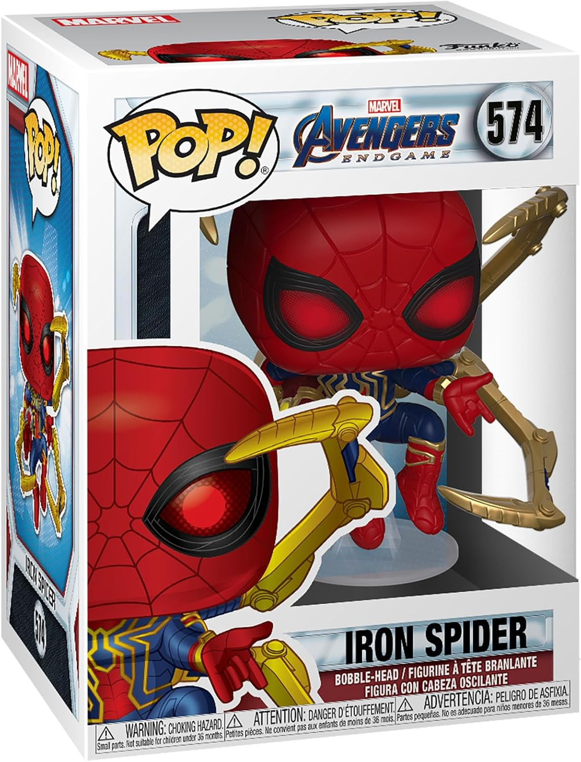 FUNKO POP! Marvel: Endgame - Iron Spider with Nano Gauntlet image number 6