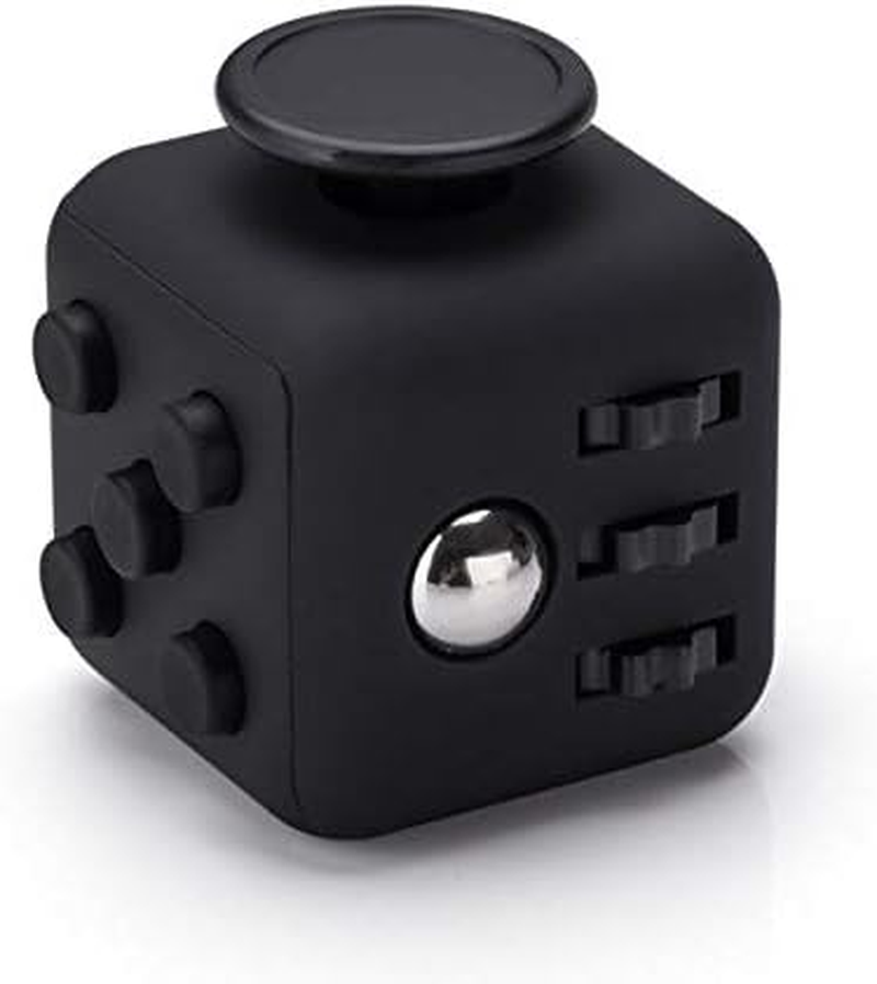 VAPIAO Fidget Cube - Anti-Stress Cube - Stress Cube Toy for Stress Relief in Anxiety, for All Ages in Black image number 1