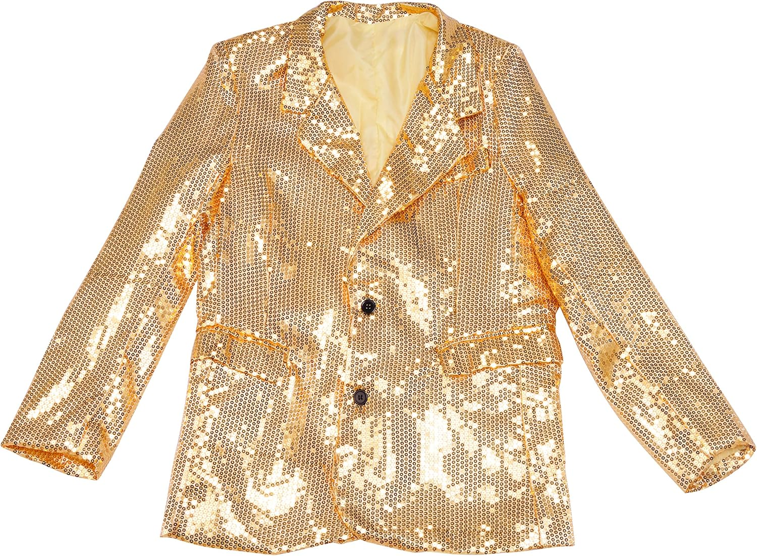 Rubie'S Costume Co Deluxe Men'S Gold Sequin Jacket image number 3