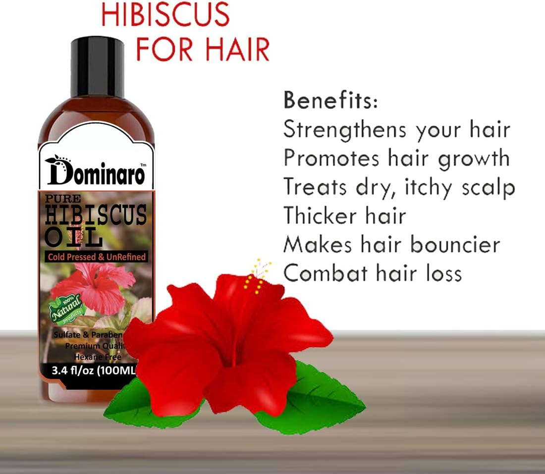 Dominaro 100 % Pure & Natural Hibiscus Oil & Garlic Oil (Combo Pack of 2 Bottle ) 200 Ml Hair Oil (200 Ml) image number 3