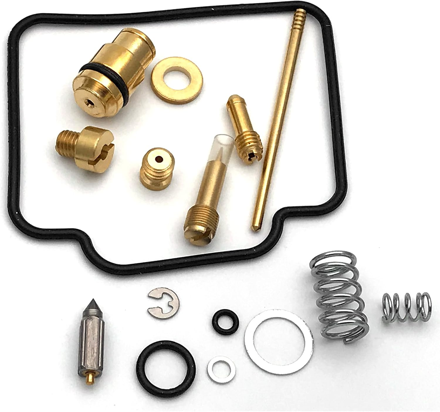 CBK Carburetor Carb Repair Rebuild Kit for 1991-1998 Suzuki King Quad 300 4X4 LT-F4WDX image number 2