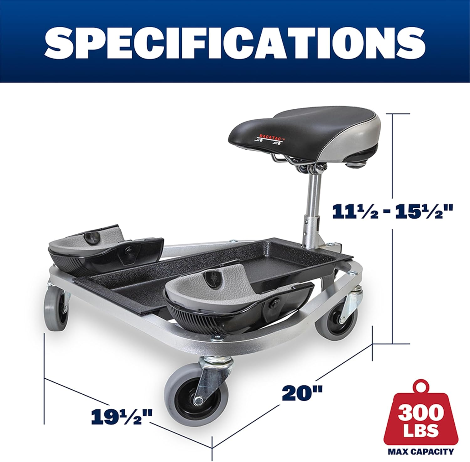 RACATAC 01RAC3 Kneeling Sitting Creeper