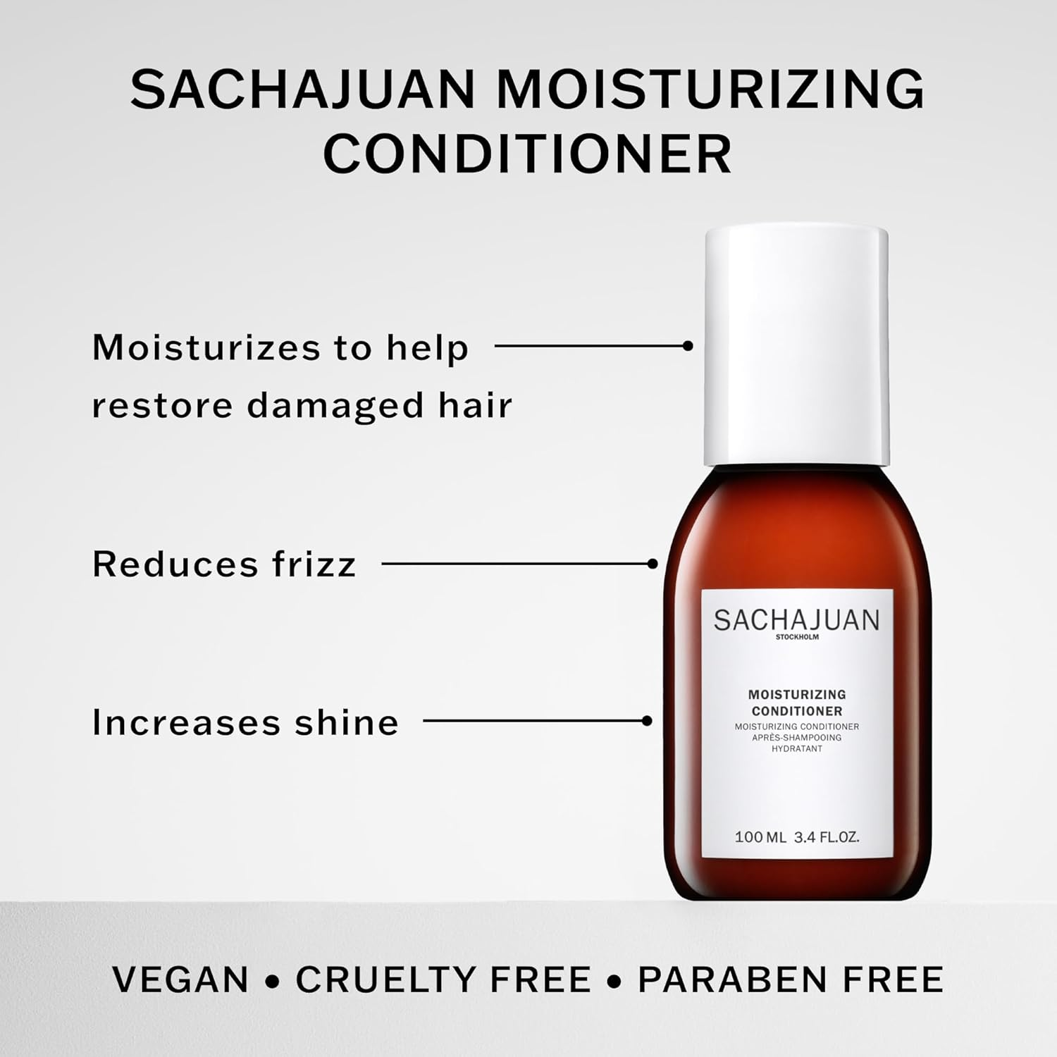 Sachajuan Moisturizing Conditioner by Sachajuan for Unisex - 3.4 Oz Conditioner, 102 Milliliters image number 5
