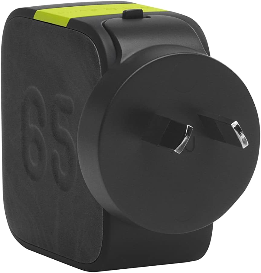 Infinitylab 65 W Au Plug Instant Charger, Black image number 1