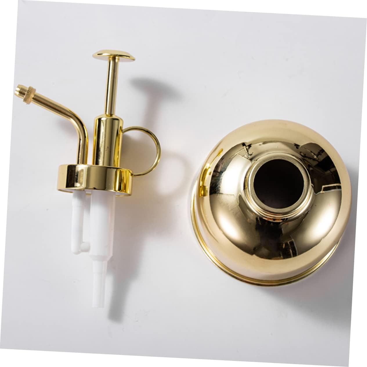 Yardenfun Retro Sprinkler Kettle Vintage Plant Spritzer for Succulent Care Stainless Watering Bottle Pump Function for Indoor Small Plant Watering image number 3