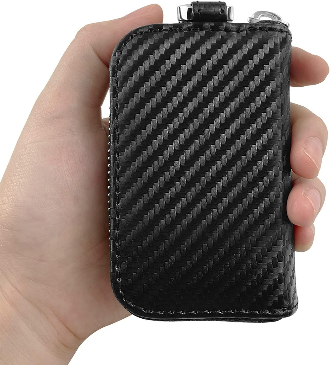 Faraday Car Key Case and Fob Signal Blocking Pouch - Portable RFID Protection, Theft Prevention (Small Box + 1 Key Case) image number 2