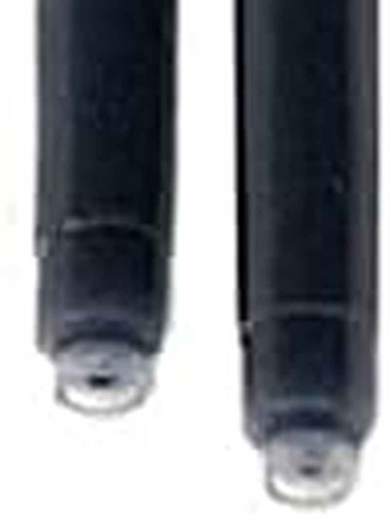 Muji Aluminum Body Fountain Pen Cartridge Refills,2 Black Ink Refills image number 2