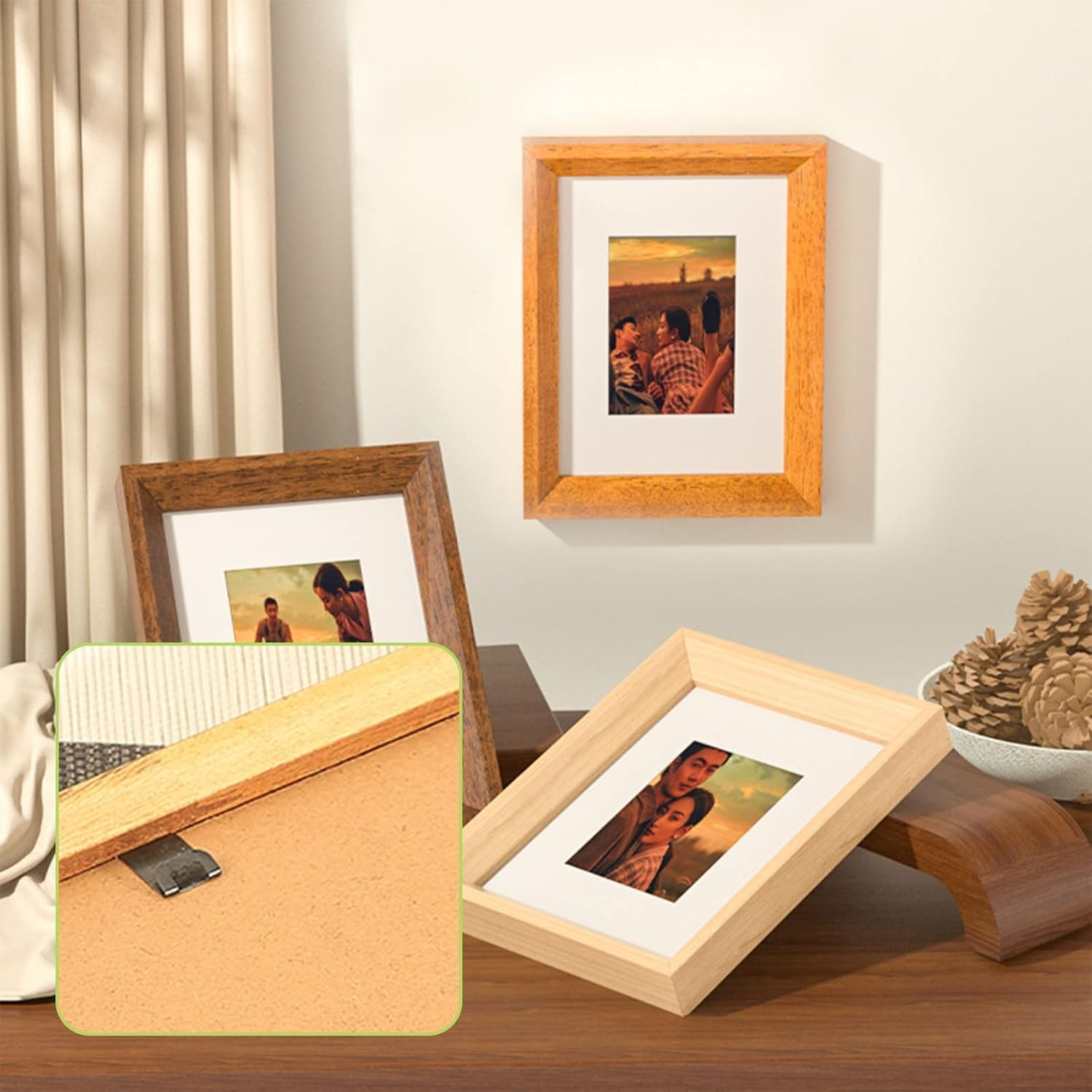 Photo Frames Hanger Hooks 0.3Mm Thick S-Shaped Metal Wall Mount Album Picture Hanging Clips 200 Pcs Picture Photo Board Hanger Hook S Shaped Metal Artwork Wall Mount Album Hanger Black image number 1