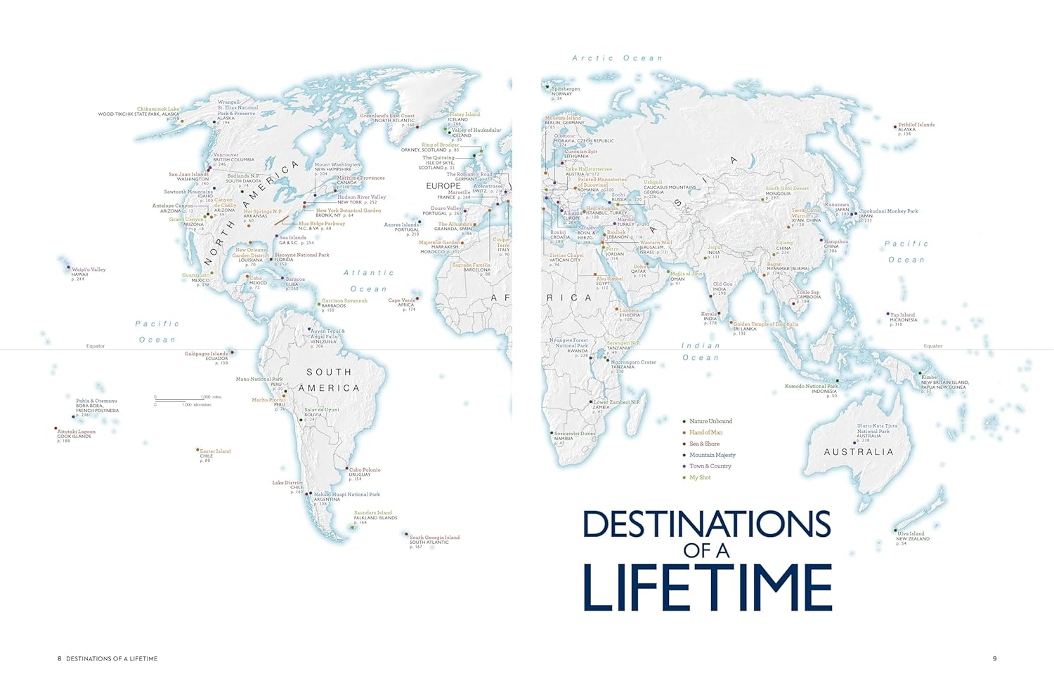Destinations of a Lifetime: 225 of the World'S Most Amazing Places
