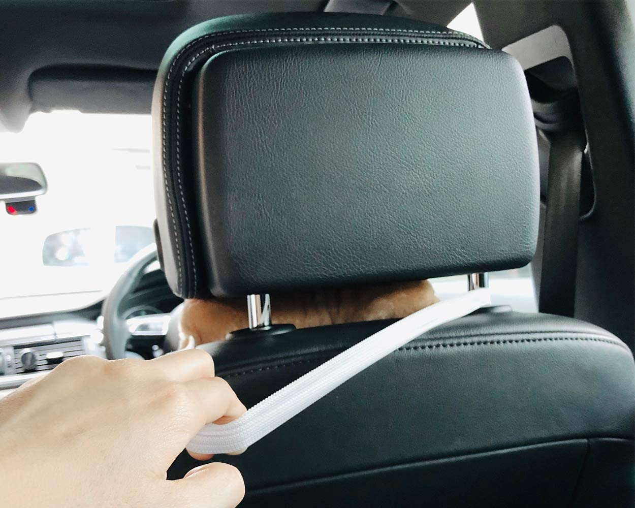 Car Neck Pillow Cute Corgi Butt Headrest Cotton Pillow Soft Headrest Pillow, Brown, F image number 1