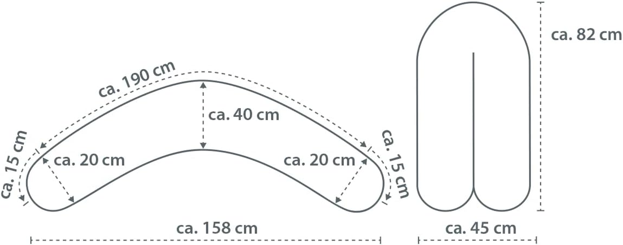 Theraline the Original Maternity and Nursing Pillow, Cream Fine Knit image number 1