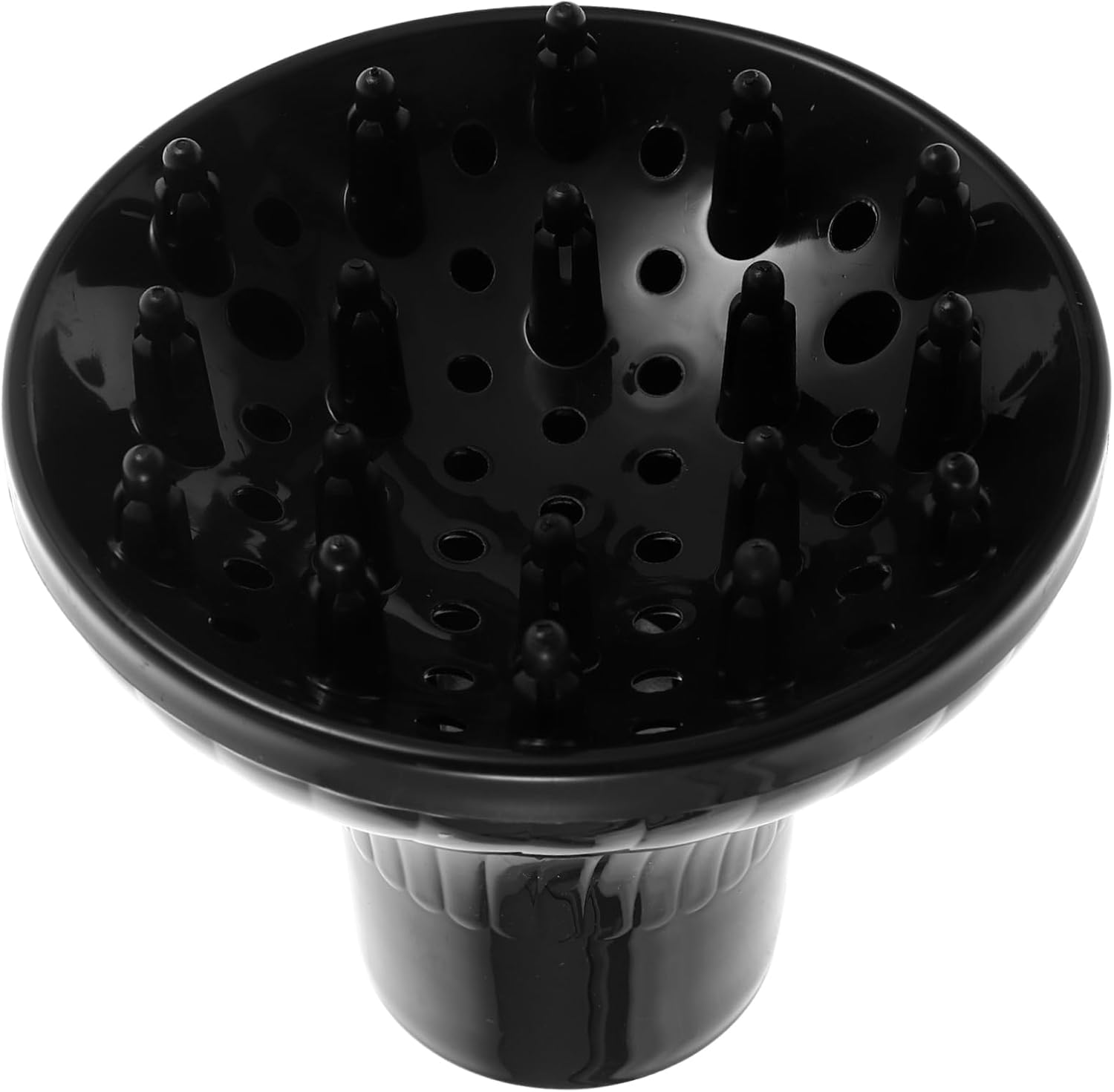 Large Hair Diffuser Hair Dryer Tool Black Curl Diffuser Attachment for Home and Salon Styling image number 5