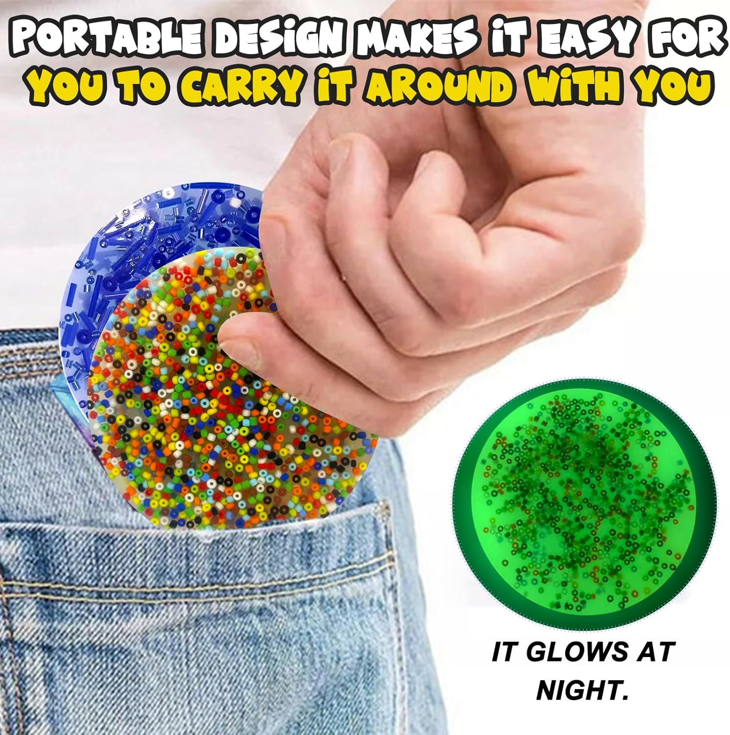 3PCS Picky Pad, Skin Picking Fidget Toys, Picky Pad Fidget, Reusable Sensory Stress and Anxiety Relief Fidget Toys for Adults Teenager image number 4